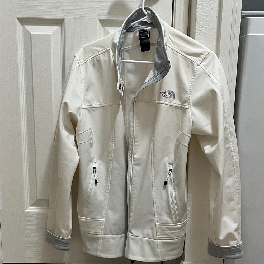 The North Face Cream Softshell Jacket